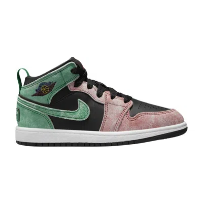 Pre-owned Air Jordan 1 Mid Se Ps 'mj's Playground' | Black | Kid's Size 12.5