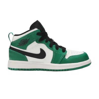 Pre-owned Air Jordan 1 Mid Se Ps 'pine Green' | Kid's Size 3