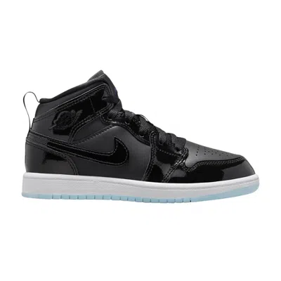Pre-owned Air Jordan 1 Mid Se Ps 'space Jam' | Black | Kid's Size 13