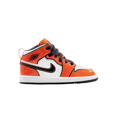 Pre-owned Air Jordan 1 Mid Se Ps 'turf Orange' | Kid's Size 1