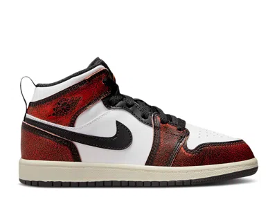Air Jordan 1 Mid Se Ps 'wear-away' In White