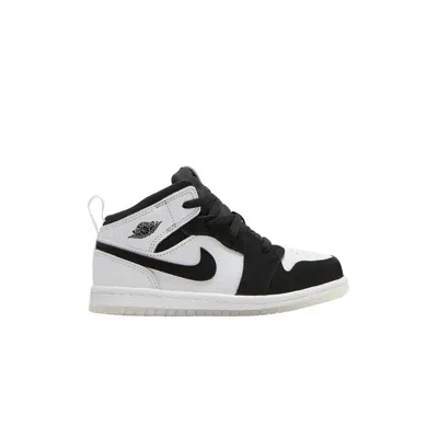 Pre-owned Air Jordan 1 Mid Se Td 'diamond' | White | Infant Size 4