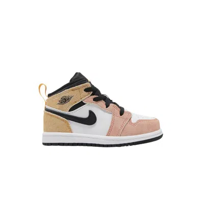 Pre-owned Air Jordan 1 Mid Se Td 'flight Club' | Pink | Infant Size 3