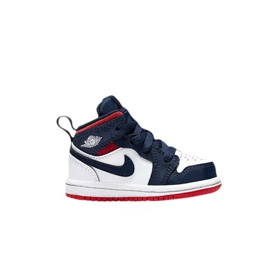 Pre-owned Air Jordan 1 Mid Se Td 'olympic' | White | Infant Size 10
