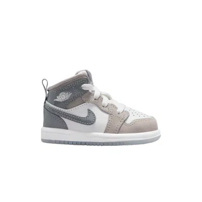 Pre-owned Air Jordan 1 Mid Se Td 'patent Cool Grey' | Infant Size 6