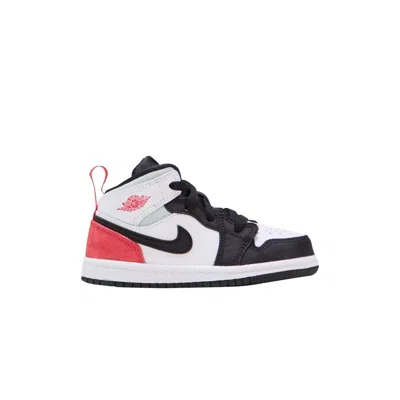 Pre-owned Air Jordan 1 Mid Se Td 'red Black Toe' | Infant Size 9