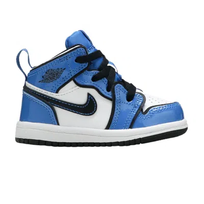 Pre-owned Air Jordan 1 Mid Se Td 'signal Blue' | Infant Size 2