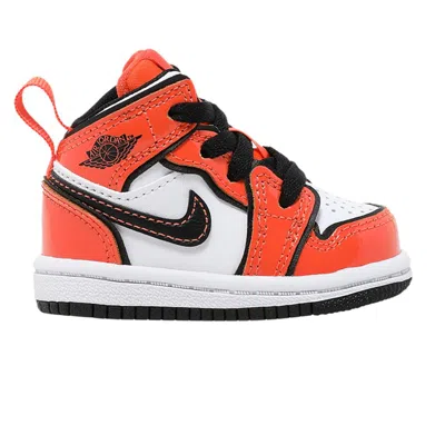 Pre-owned Air Jordan 1 Mid Se Td 'turf Orange' | Infant Size 10