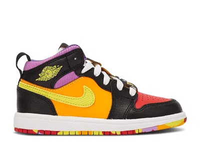 Air Jordan Kids'  1 Mid Ss Ps 'championships' In Multi