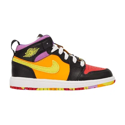 Pre-owned Air Jordan 1 Mid Ss Ps 'championships' | Multi-color | Kid's Size 2.5