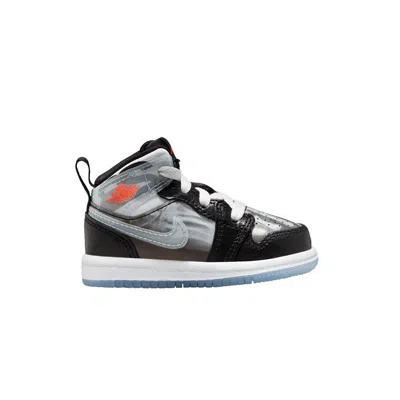 Pre-owned Air Jordan 1 Mid Ss Td 'x-ray' | Black | Infant Size 2