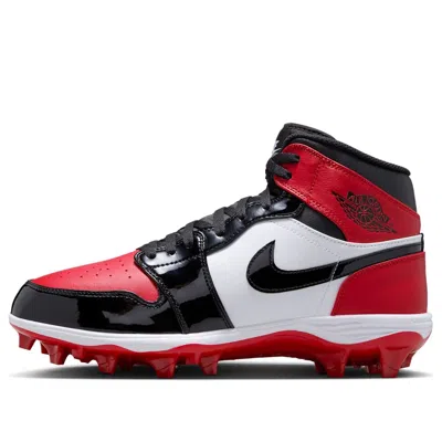 Air Jordan 1 Mid Td Cleat 'bred Toe'