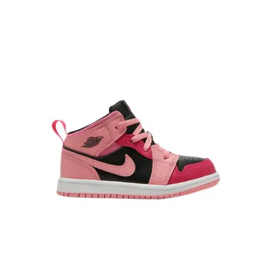 Pre-owned Air Jordan 1 Mid Td 'coral Chalk' | Pink | Infant Size 3