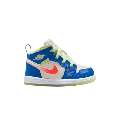 Pre-owned Air Jordan 1 Mid Td 'game Royal Pale Ivory' | Blue | Infant Size 9