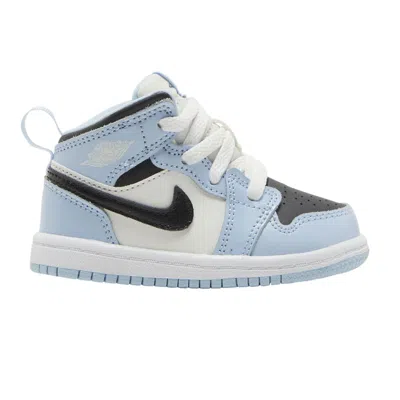 Pre-owned Air Jordan 1 Mid Td 'ice Blue' | Infant Size 5