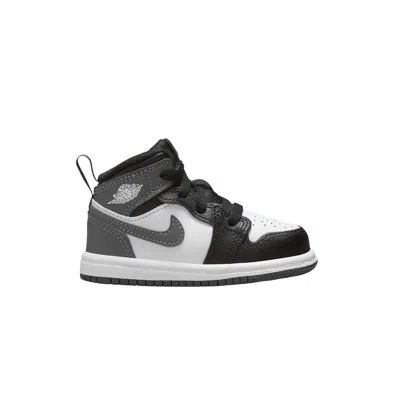 Pre-owned Air Jordan 1 Mid Td 'iron Grey' | Infant Size 2 In Gray