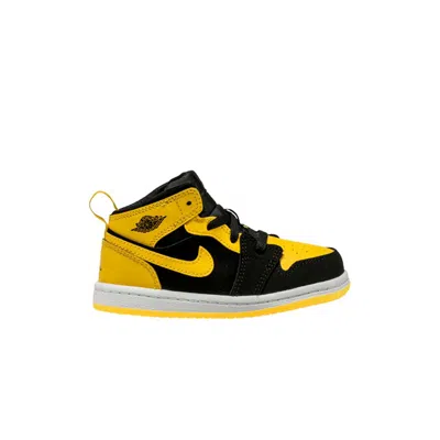 Pre-owned Air Jordan 1 Mid Td 'new Love' | Black | Infant Size 10