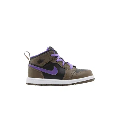Pre-owned Air Jordan 1 Mid Td 'palomino' | Brown | Infant Size 9