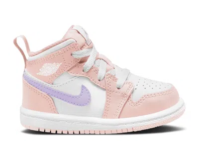 Air Jordan Babies'  1 Mid Td 'pink Wash'