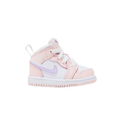 Pre-owned Air Jordan 1 Mid Td 'pink Wash' | Infant Size 8