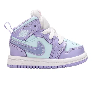 Pre-owned Air Jordan 1 Mid Td 'purple Pulse' | Infant Size 8