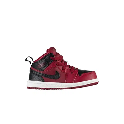 Pre-owned Air Jordan 1 Mid Td 'team Red' | Infant Size 4