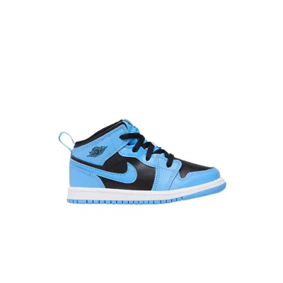 Pre-owned Air Jordan 1 Mid Td 'university Blue Black' | Infant Size 7