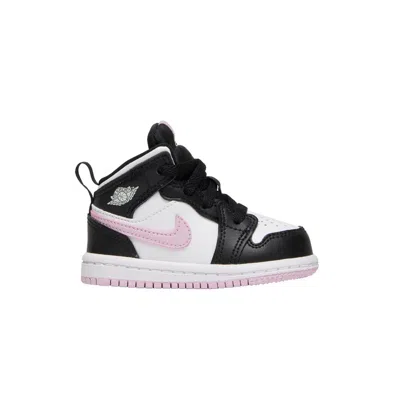 Pre-owned Air Jordan 1 Mid Td 'white Light Arctic Pink' | Infant Size 9
