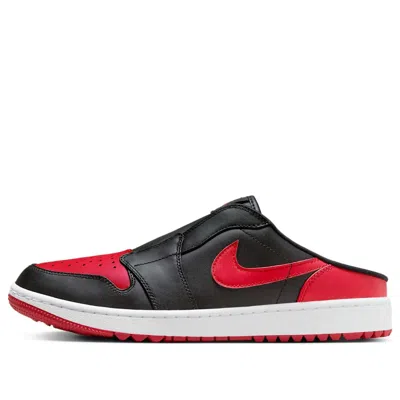 Air Jordan 1 Mule Golf 'bred' In Black