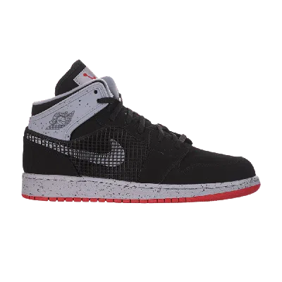 Pre-owned Air Jordan 1 Retro '89 Gs 'black Fire Red Cement'