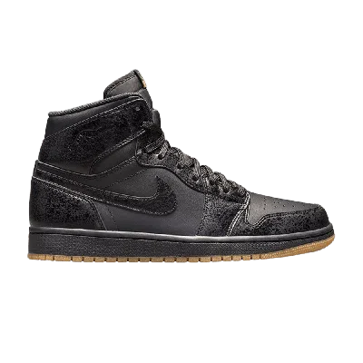 Pre-owned Air Jordan 1 Retro Bg 'black Gum'