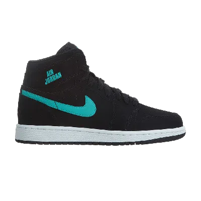 Pre-owned Air Jordan 1 Retro High Bg 'hyper Jade' In Black