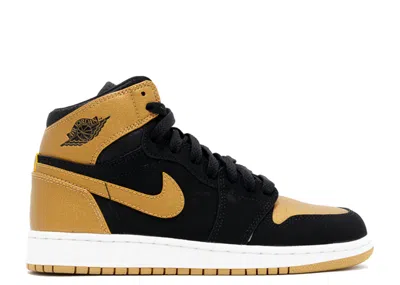 Air Jordan Kids'  1 Retro High Bg 'melo' In Black