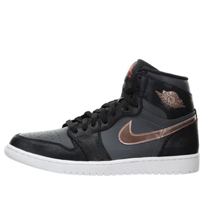 Air Jordan 1 Retro High 'bronze Medal' In Black
