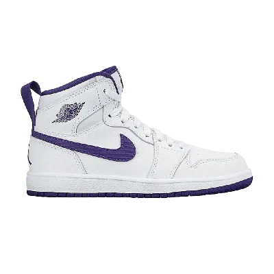 Pre-owned Air Jordan 1 Retro High Gp 'court Purple' In White