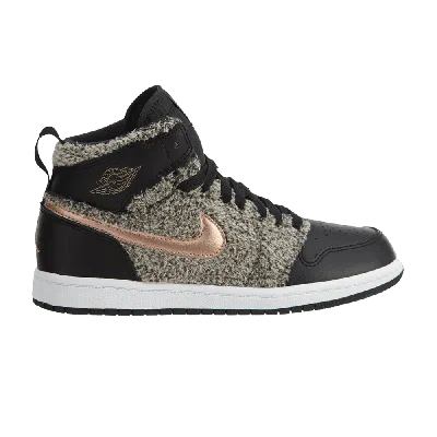 Pre-owned Air Jordan 1 Retro High Gp 'fleece' In Black