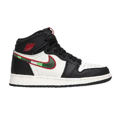 Pre-owned Air Jordan 1 Retro High Gs 'a Star Is Born' In Black