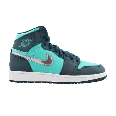 Pre-owned Air Jordan 1 Retro High Gs 'hyper Jade' In Blue