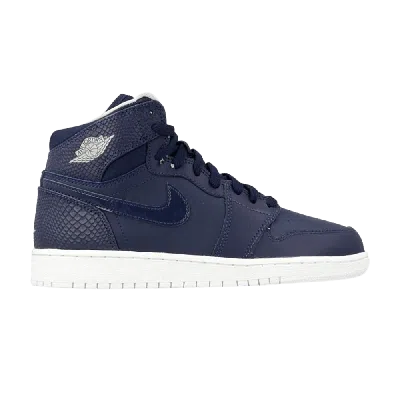 Pre-owned Air Jordan 1 Retro High Gs 'midnight Navy' In Blue