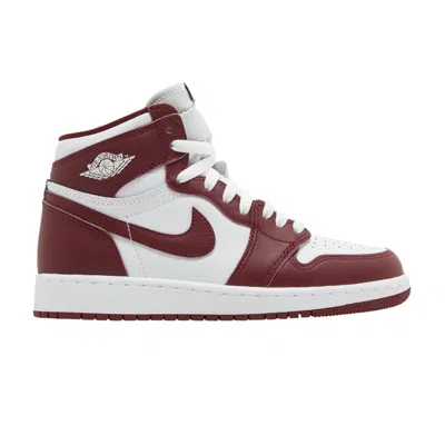 Pre-owned Air Jordan 1 Retro High Og Gs 'artisanal Red' | Kid's Size 3.5