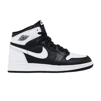 Pre-owned Air Jordan 1 Retro High Og Gs 'black White 2.0' | Kid's Size 3.5