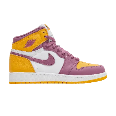Pre-owned Air Jordan 1 Retro High Og Gs 'brotherhood' In Gold