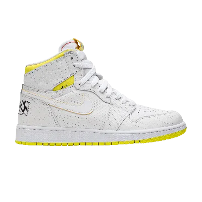 Pre-owned Air Jordan 1 Retro High Og Gs 'first Class Flight' In White