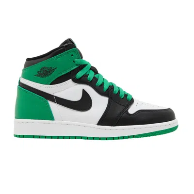 Pre-owned Air Jordan 1 Retro High Og Gs 'lucky Green' | Kid's Size 6