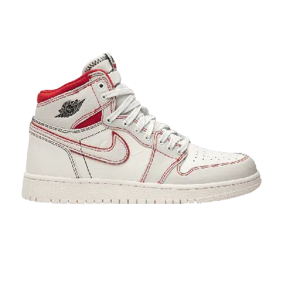 Pre-owned Air Jordan 1 Retro High Og Gs 'phantom' In Red