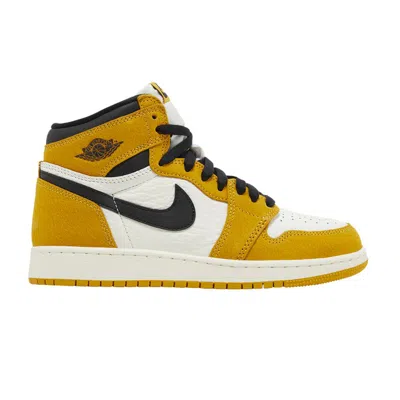 Pre-owned Air Jordan 1 Retro High Og Gs 'yellow Ochre' | Kid's Size 6