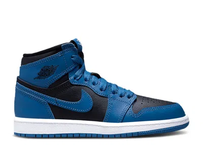 Air Jordan Kids'  1 Retro High Og Ps 'dark Marina Blue'