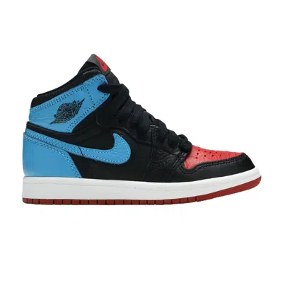 Pre-owned Air Jordan 1 Retro High Og Ps 'nc To Chi' | Black | Kid's Size 2