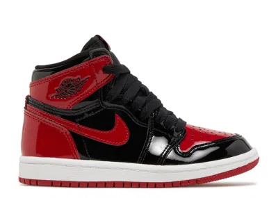 Air Jordan 1 Retro High Og Ps 'patent Bred' In Red