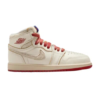 Pre-owned Air Jordan 1 Retro High Og Ps 'rare Air - Sail Cinnabar' | Cream | Kid's Size 11.5